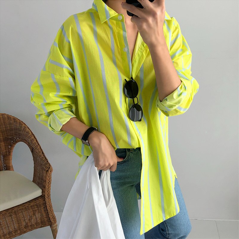 New Striped Long-Sleeve Shirt