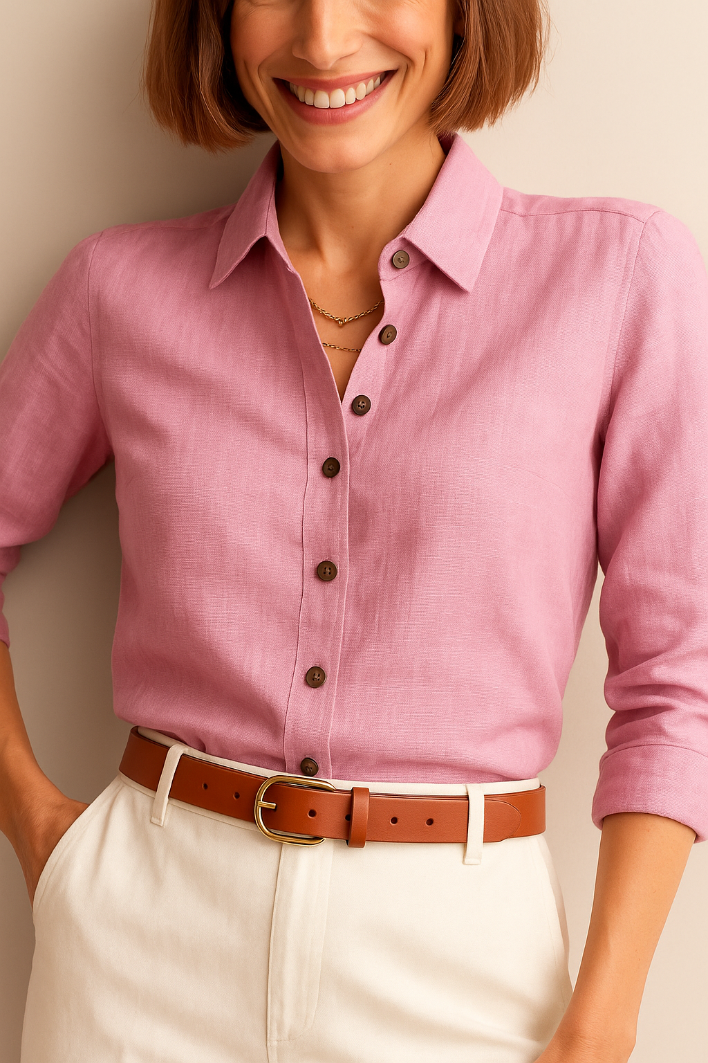 Blue Linen Shirt