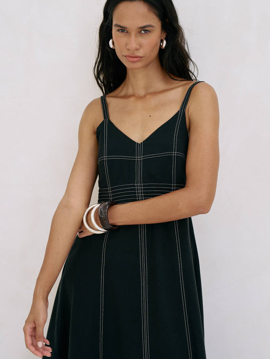 Eva Maxi Dress - Black