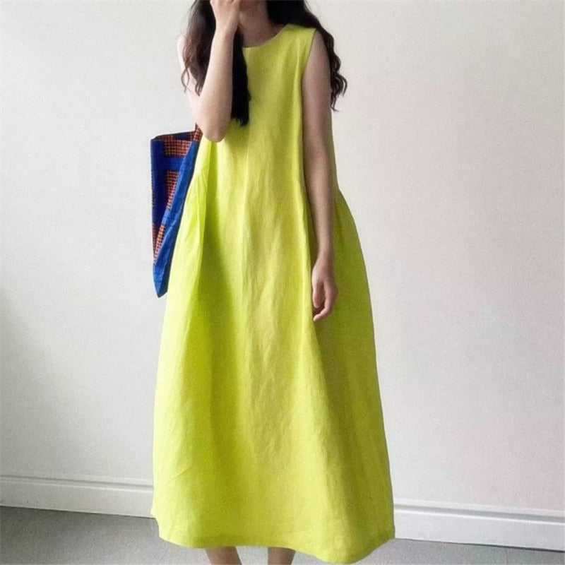Pop & Flow Sleeveless Summer Dress