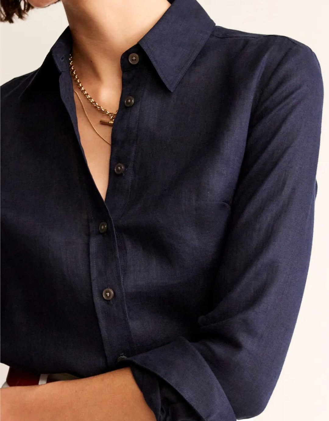 Blue Linen Shirt