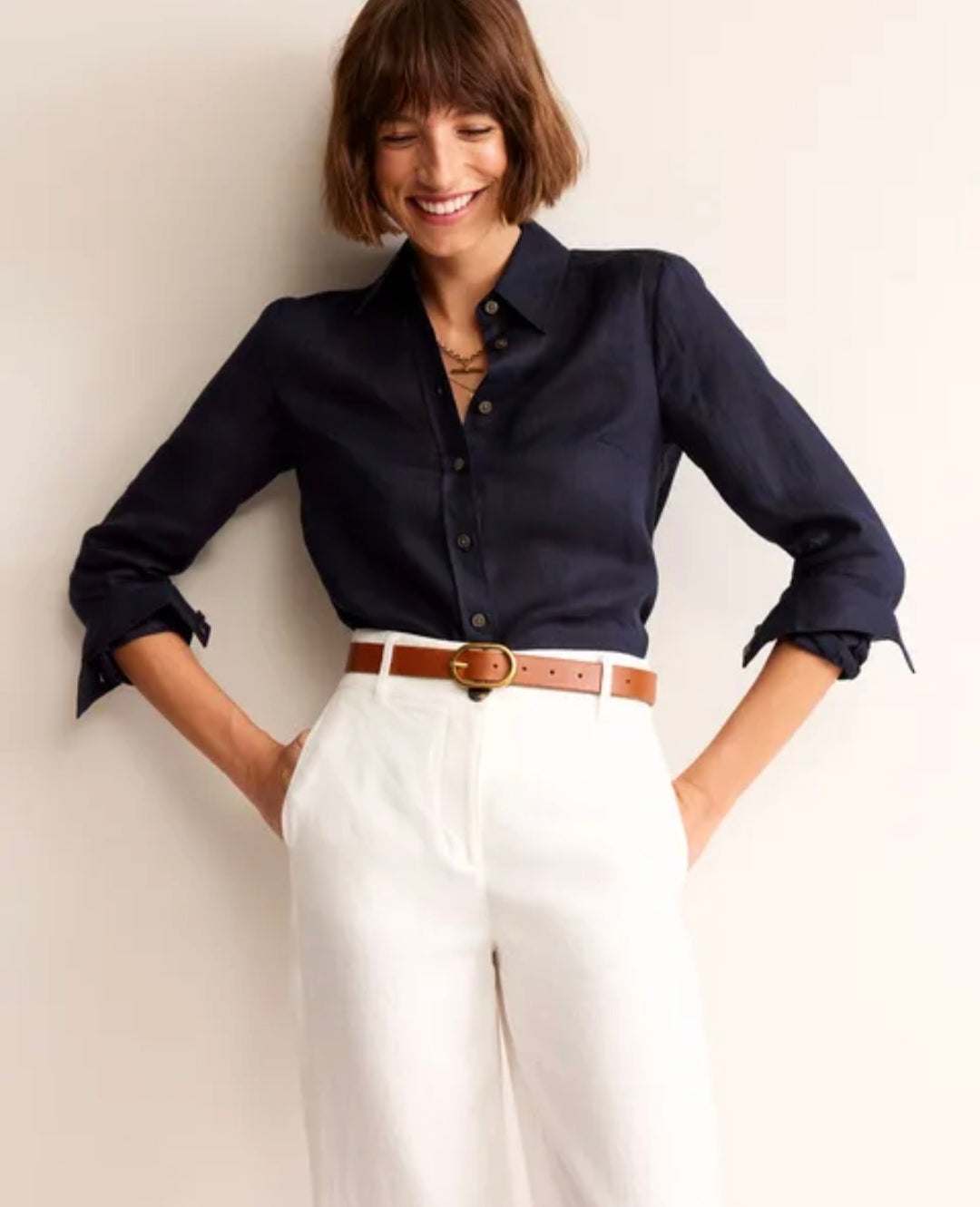 Blue Linen Shirt