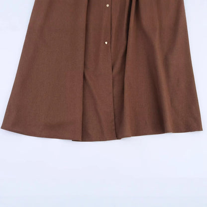 Elegant V-neck Sleeveless Waist-tightening Dress