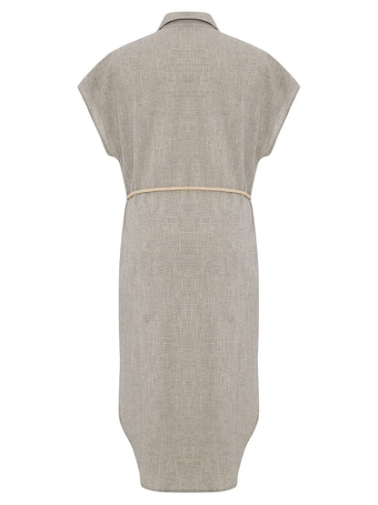Zaya Shirt Dress - Gray