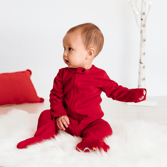 Footie | scarlet red