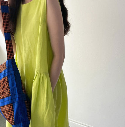 Pop & Flow Sleeveless Summer Dress