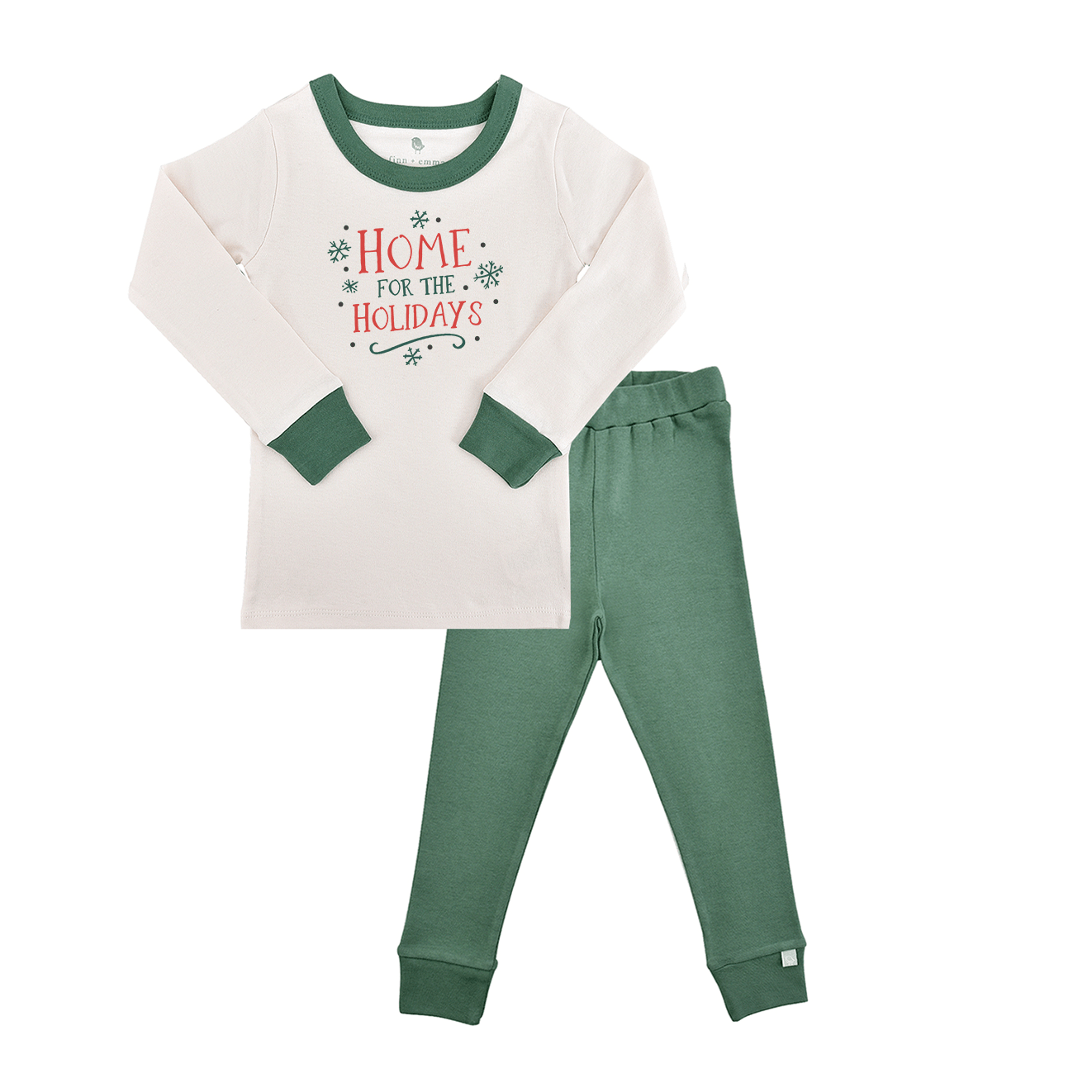 Pajamas | home for the holidays pine green