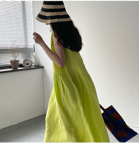 Pop & Flow Sleeveless Summer Dress